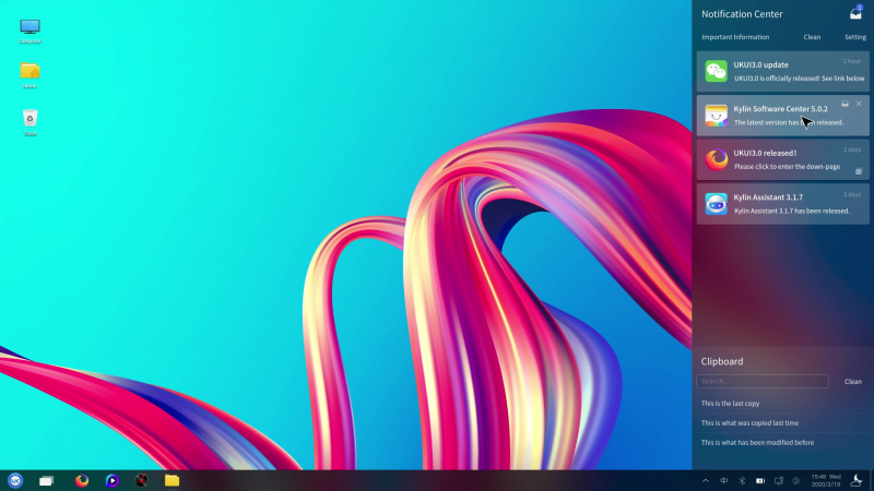 UKUI 3.0 Preview-TaskBar